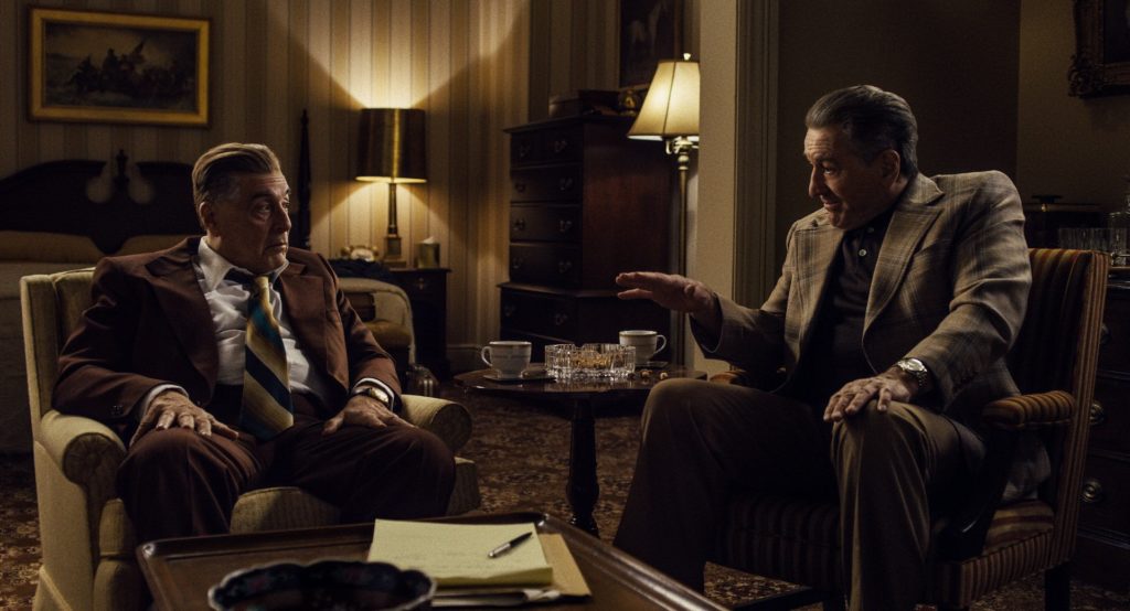 Al Pacino e Robert De Niro in una scena del film