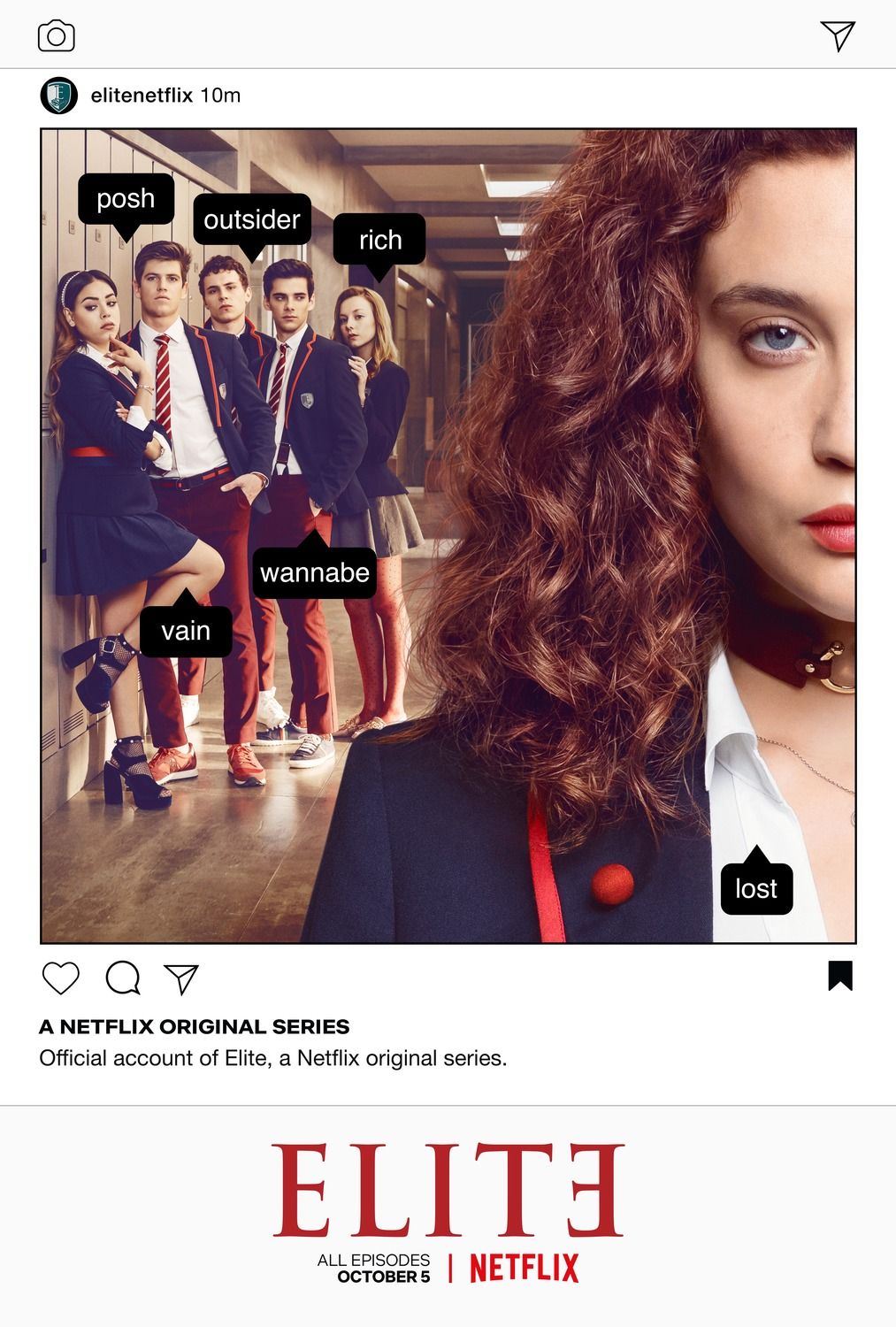 Elite copertina elite copertina