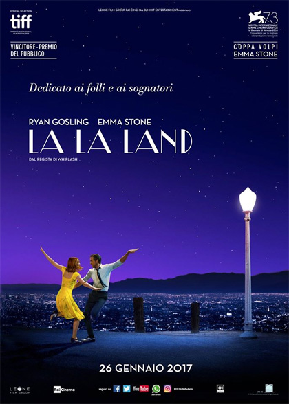 la locandina di lalaland