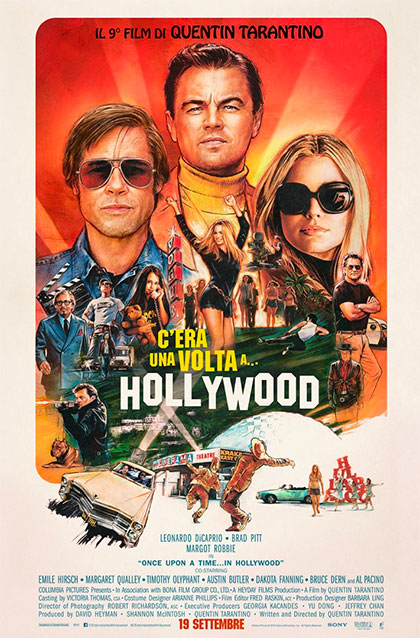 La locandina di Once Upon a Time in Hollywood la locandina di once upon a time in hollywood