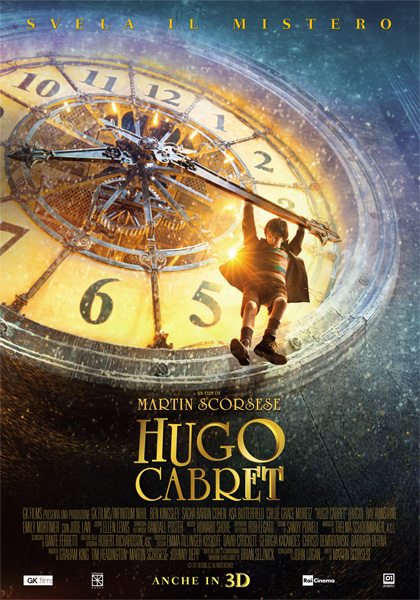 la locandina del film hugo cabret