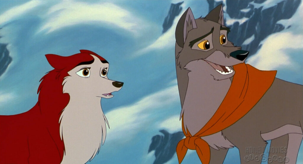 balto e jenna nel film