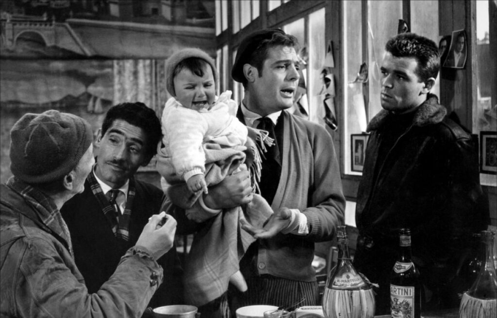 Una scena de I Soliti Ignoti, capolavoro della Commedia All'Italiana diretto da Mario Monicelli nel 1958