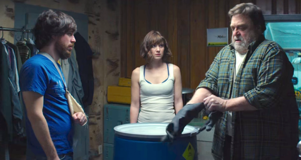 i tre personaggi di 10 cloverfield lane